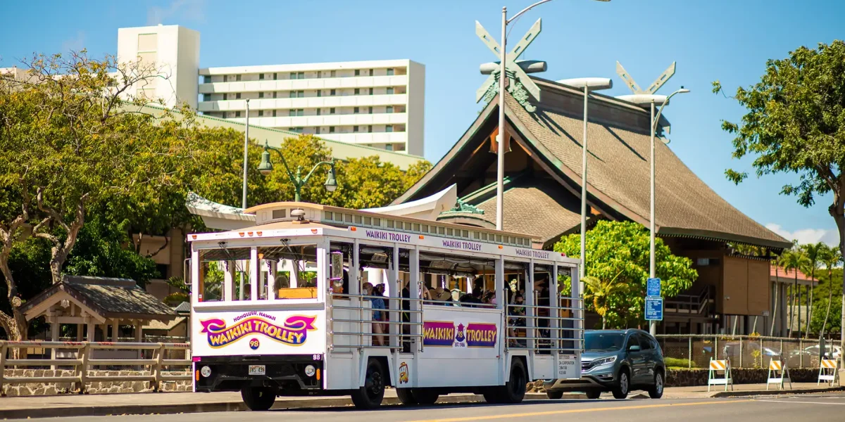 Izumo Taisha - Red Line - Waikiki Trolley - ワイキキトロリー・出雲大社