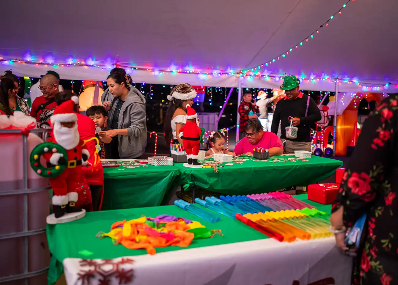 ワイキキトロリー・ホリデーライツツアー、Waikiki Trolley Holiday Lights Tour, Waikiki Trolley Winter Wonderland